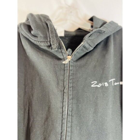 Sam Smith 2018 Thrills Tour Black Zip Hoodie Sz M - Picture 6 of 12